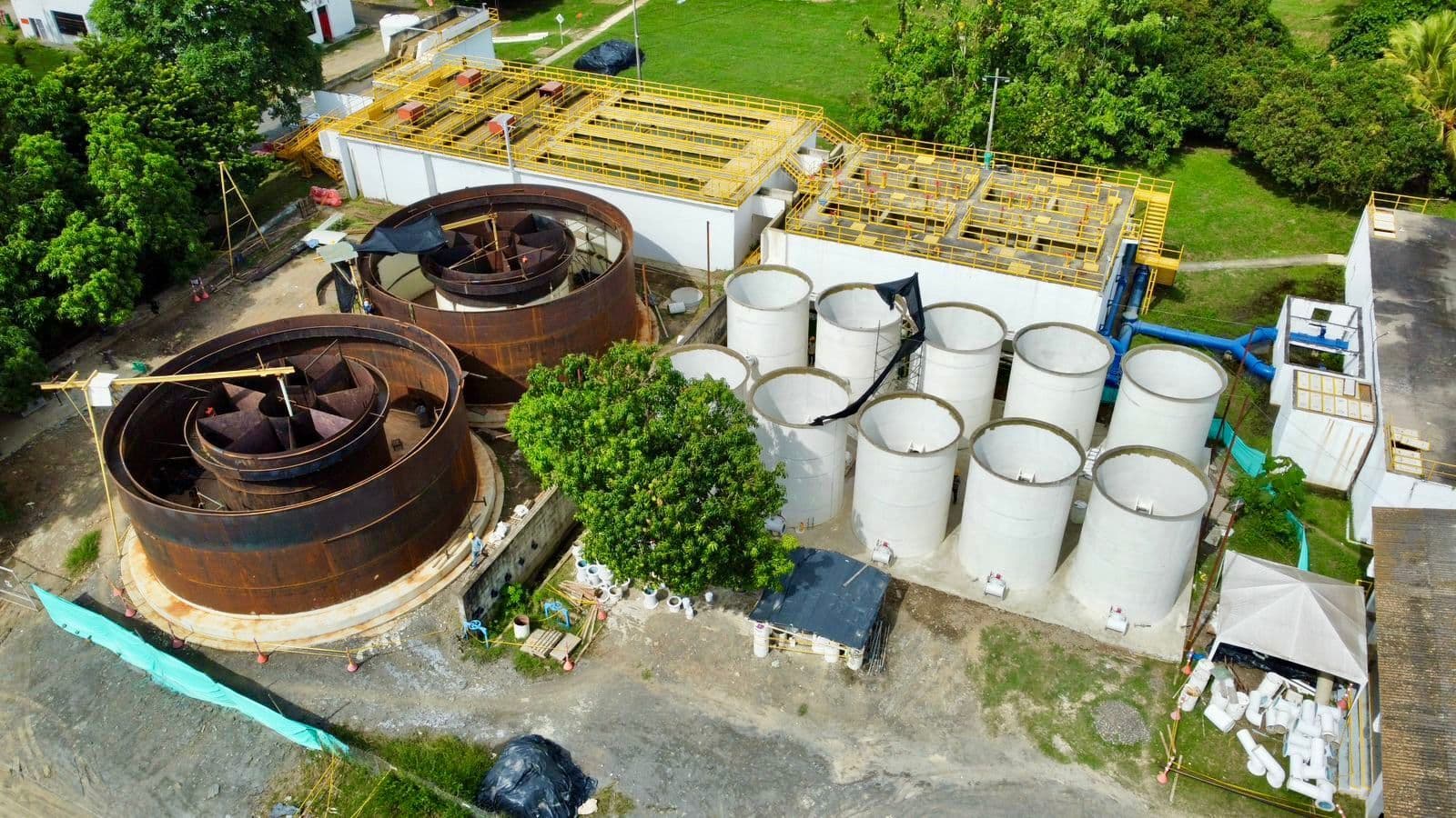 Infraestructura de acueducto y tubería Veolia en Montería
